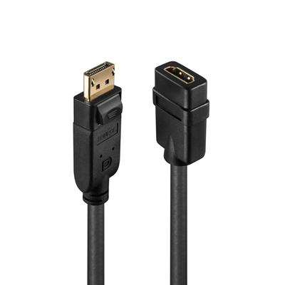 LINDY 41005 DisplayPort 1.2 to HDMI 1.3 Converter, Black