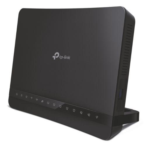TP-LINK (Archer VR1210V) AC1200 Wireless Dual Band Gigabit VoIP VDSL2/ADSL2+ Modem Router, MU-MIMO, Telephony, Remote Management