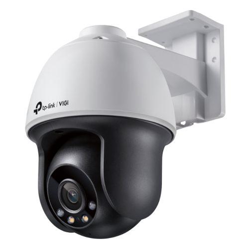 TP-LINK (VIGI C540 4MM) 4MP Outdoor Full-Colour Pan Tilt Network Camera w/ 4mm Lens, PoE, Spotlight LEDs, Human & Vehicle Classification, H.265+