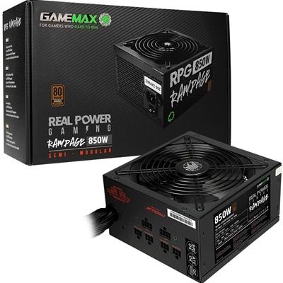 Gamemax RPG Rampage 850W Fully Modular 80 Plus Bronze PSU With 140mm FDB Fan