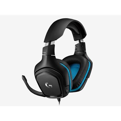 Logitech G432 Gaming Headset, 7.1 Virtual Surround Sound, Compatible with PC, Xbox, PS4, Switch or Mobile Device Via 3.5mm Connection or USB DAC, 50mm Audio Drivers, Enlarged 6mm Mic with Mute Feature