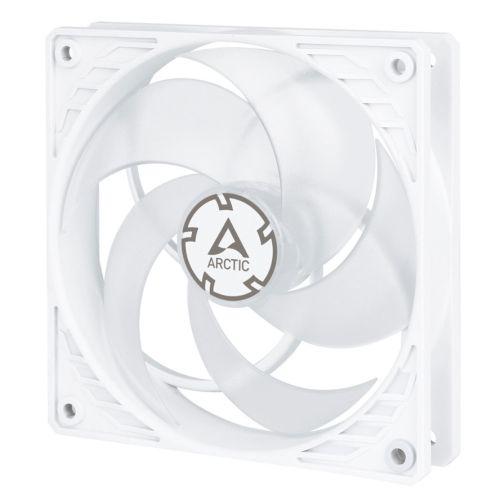 Arctic P12 12cm Pressure Optimised PWM PST Case Fan, Fluid Dynamic, 200-1800 RPM White & Transparent