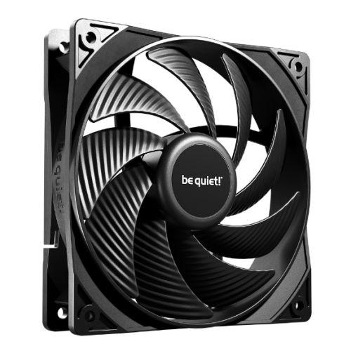Be Quiet! BL106 Pure Wings 3 PWM High Speed 12cm Case Fan, Rifle Bearing, Black, 2100 RPM, Ultra Quiet