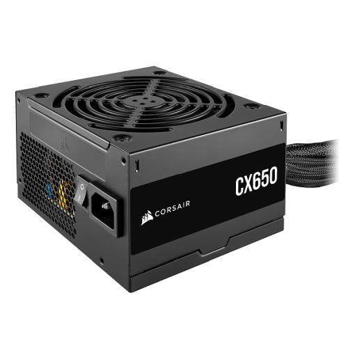 Corsair 650W CX650 PSU, Fully Wired, 80+ Bronze, Thermally Controlled Fan