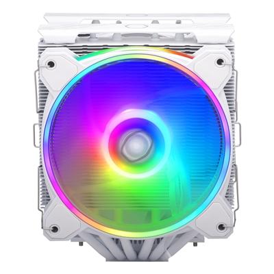 Cooler Master Hyper 622 Halo Dual-Tower CPU Cooler, White, 6 Heatpipes, 2x 120mm RGB Fans, Intel/AMD