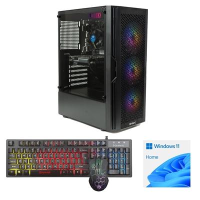 LOGIX Intel i5-10400F 6 Core 12 Threads, 2.90GHz (4.30GHz Boost), 16GB DDR4 RAM, 1TB NVMe M.2, 80 Cert PSU, GTX1650 4GB Graphics, Windows 11 home installed + FREE Keyboard & Mouse – Prebuilt System – Full 3-Year Parts & Collection Warranty