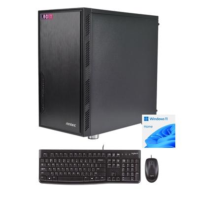 LOGIX Intel i7-12700 2.10GHz (4.90GHz Boost) 12 Core 20 threads. 16GB Kingston DDR4 RAM, 1TB Kingston NVMe M.2, 80 Cert PSU, Wi-Fi 6, Windows 11 home installed + FREE Keyboard & Mouse – Prebuilt System – Full 3-Year Parts & Collection Warranty