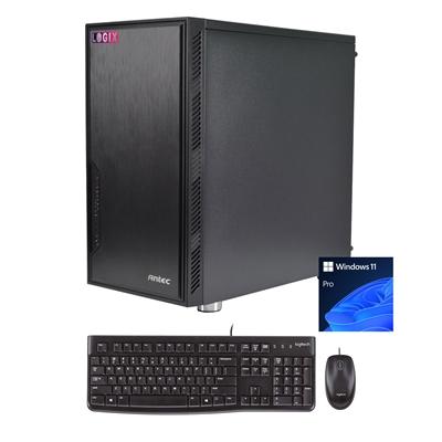 LOGIX Intel i7-12700 2.10GHz (4.90GHz Boost) 12 Core 20 threads. 16GB Kingston DDR4 RAM, 1TB Kingston NVMe M.2, 80 Cert PSU, Wi-Fi 6, Windows 11 Pro installed + FREE Keyboard & Mouse – Prebuilt System – Full 3-Year Parts & Collection Warranty