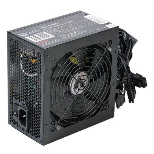 Vida Lite 750W ATX PSU, Fluid Dynamic Ultra-Quiet Fan, PCIe, Flat Black Cables, Power Lead Not Included