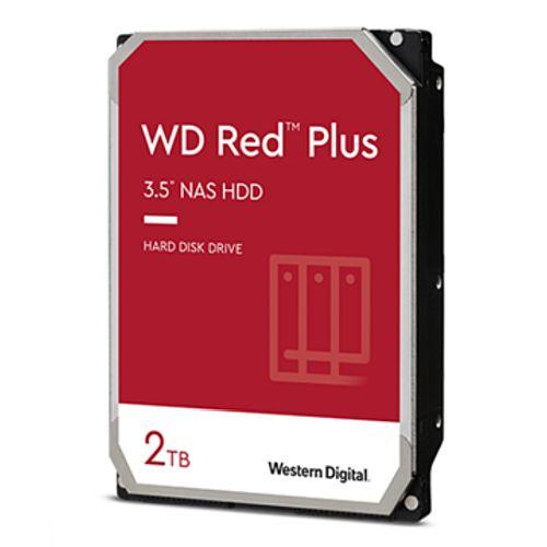 WD 3.5″, 2TB, SATA3, Red Plus Series NAS Hard Drive, 5400RPM, 64MB Cache, OEM