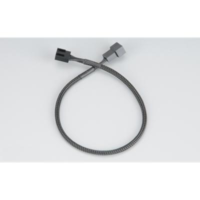 Akasa AK-CBFA01-30 4-Pin Fan PWM (M) to 4-Pin Fan PWM (F) 0.30m Black Retail Packaged Internal Extension Cable