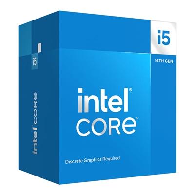 Intel Core i5 14400F 10 Core Processor 16 Threads, 3.5GHz up to 4.7GHz Turbo Raptor Lake Refresh Socket LGA 1700 20MB Cache, 65W, Maximum Turbo Power 148W, No Graphics