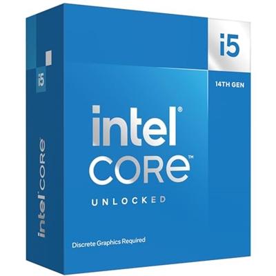 Intel Core i5 14600KF 2.5GHz 14 Core LGA 1700 Raptor Lake Processor, 20 Threads, 5.3GHz Boost, No Graphics