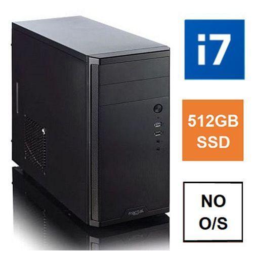 Spire MATX Tower PC, Fractal Core 1100 Case, i7-12700, 8GB 3200MHz, 512GB SSD, Bequiet 550W, No Optical, KB & Mouse, No Operating System