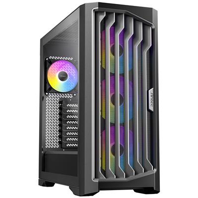 ANTEC Performance 1 FT Gaming Case, Black, E-ATX Full Tower, ARGB, 2x USB 3.0, 1x USB Type-C 10Gbps, Temperature Display, 4mm Tempered Glass Side Panel, E-ATX, ATX, Micro-ATX, ITX