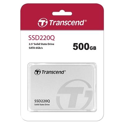 Transcend 500GB SSD220Q 2.5″ SATA III SSD Drive