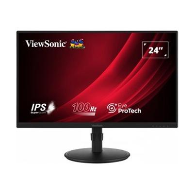 Viewsonic VG2408A 24 Inch Monitor, Full HD, 100Hz, 5ms, HDMI, Display Port, VGA, USB Hub, Height Adjust, Swivel, Pivot, Speakers.