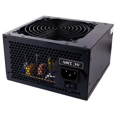 TARGET 500W Builder Series PSU with 12cm Cooling Fan – Black Edition, High-Efficiency | PFC Certified | CE Compliant | White Box Packaging