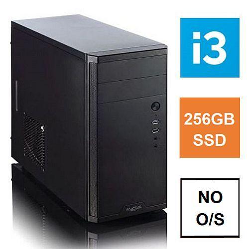 Spire MATX Tower PC, Fractal Core 1100 Case, I3-10100, 8GB 3200MHz, 256GB SSD, Bequiet 450W, No Optical, KB & Mouse, No Operating System