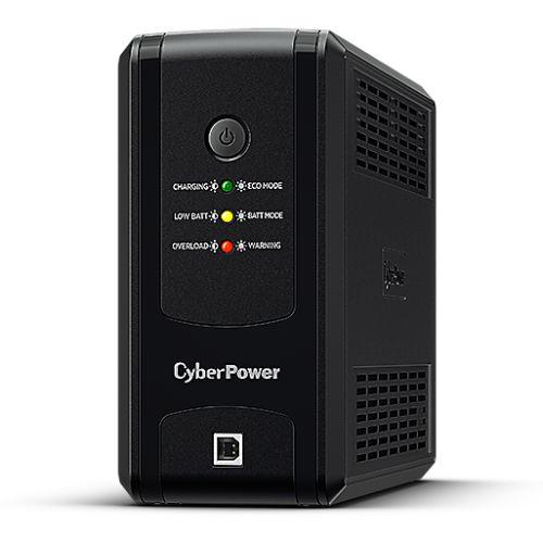 CyberPower UT 850VA Line Interactive Tower UPS, 425W, LED Indicators, 4x IEC, AVR Energy Saving, Up to 1Gbps Ethernet