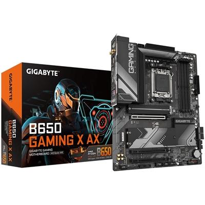 Gigabyte B650 GAMING X AX V1.5 AMD Motherboard Socket AM5, 1x PCIe 4.0 x16, 2x PCIe 3.0 x1, 2x M.2 2280, WiFi 6E, Realtek 2.5GbE LAN, HDMI/DisplayPort