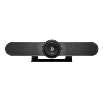 Logitech MeetUp Video Conferencing System, Ultra HD 4K/1080p/720p, 3 Microphones/Adjustable Speakers, Wide Field of View 120°, PC/Mac/Laptop/Macbook/Tablet, Black