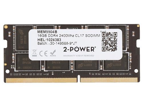 2-Power 16GB DDR4 2400MHz CL17 SODIMM Memory – replaces SNP821PJC/16G