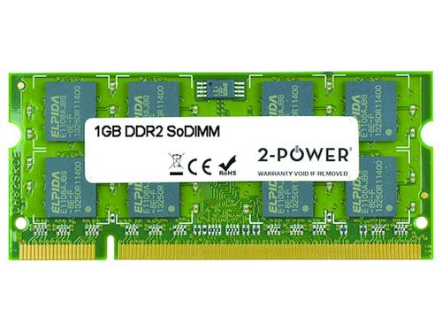 2-Power 1GB DDR2 800MHz SoDIMM Memory – replaces 2PSPC2800SBMB11G
