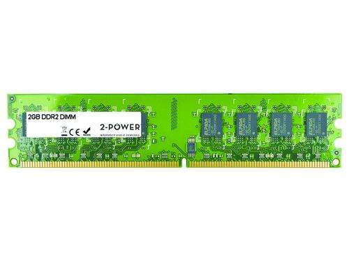 2-Power 2GB DDR2 800MHz DIMM Memory – replaces AH060AT