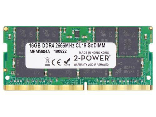 2-Power 2P-IN4V16GNELSX memory module 16 GB 1 x 16 GB DDR4 2666 MHz
