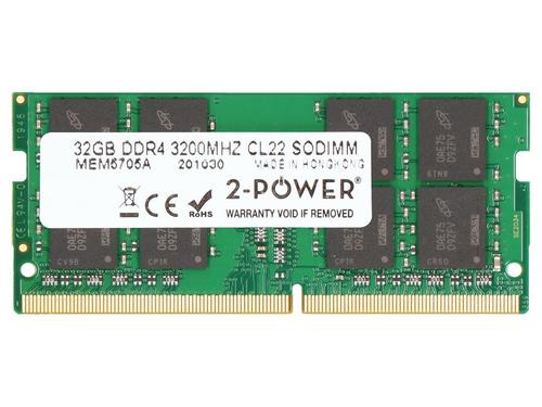 2-Power 2P-KVR32S22D8/32 memory module 32 GB 1 x 32 GB DDR4 3200 MHz
