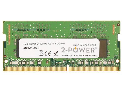 2-Power 4GB DDR4 2400MHz CL17 SODIMM Memory – replaces Z4Y84ET#AC3