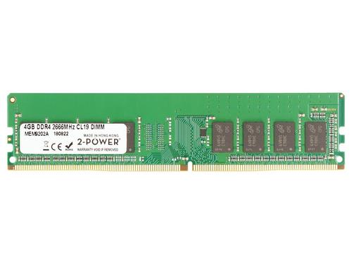 2-Power 2P-KVR26N19S6/4 memory module 4 GB 1 x 4 GB DDR4 2666 MHz