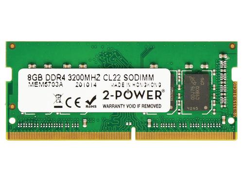 2-Power 2P-IN4V8GNGLTX memory module 8 GB 1 x 8 GB DDR4 3200 MHz