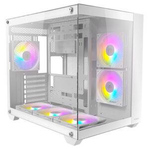 Antec CX800 RGB Elite Dual Chamber Gaming Case w/ Glass Side & Front ...