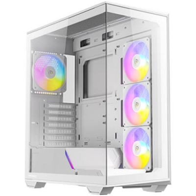 ANTEC Constellation C3 White ARGB Case, 270′ Full-view tempered glass, Dual Chamber, Tool-Free Design, 4 x ARGB PWM fans with built-in fan controller, ATX, Micro-ATX, ITX