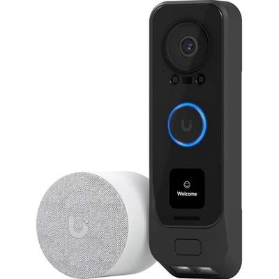 Ubiquiti UniFi G4 Pro UniFi Protect Video Doorbell PoE Kit with Chime – Black