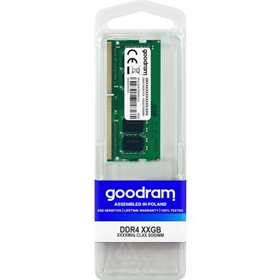 Goodram GR3200S464L22S/8G 8GB SODIMM System Memory (1 x 8GB) DDR4 3200MHz