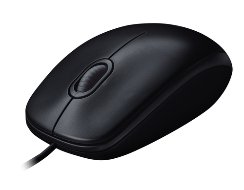 Logitech M90 Wired USB Mouse, 3-Buttons, 1000dpi and Optical Tracking, Ambidextrous Design for PC, Mac and Laptop, Black