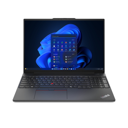 Lenovo ThinkPad E16 Gen 2 (Intel) Intel Core Ultra 7 155H Laptop 40.6 cm (16″) WUXGA 16 GB DDR5-SDRAM 512 GB SSD Wi-Fi 6E (802.11ax) Windows 11 Pro Black