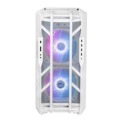 Cooler Master HAF 700 Gaming Case w/ Glass Side, E-ATX, Multi Chamber, 5x ARGB Fans, ARGB Fan Hub, USB-C, White