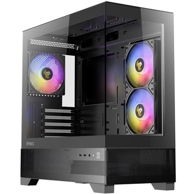 RGB Glass Gaming Build – Intel i5 Core 16 Thread, 2.50GHz (4.60GHz Boost), 32GB RAM, 1TB SSD, RTX3050 6GB Graphics, Windows 11 Home – Custom PC