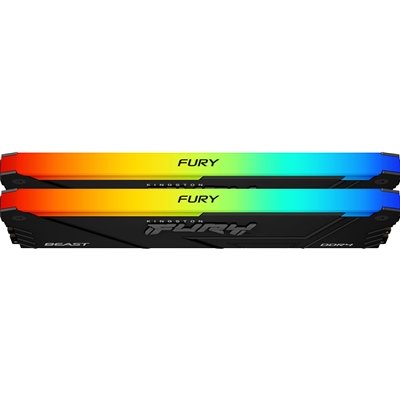 Kingston Fury Beast 16GB 3600MHz (2x8Gb) DDR4 CL17 DIMM RGB System Memory