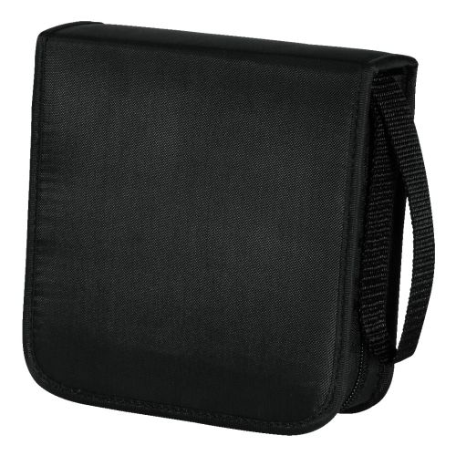 Hama CD/DVD/Blu-Ray Disc Wallet, Up to 40 Discs, Black