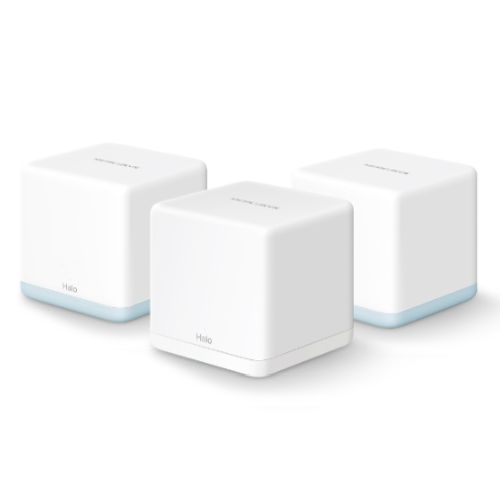 Mercusys (HALO H1200G 3-Pack) AC1200 Whole-Home Mesh Wi-Fi System, Dual Band, AP Mode