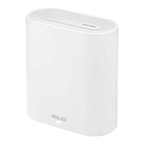 Asus (ExpertWiFi EBM68) AX7800 Tri-Band Wi-Fi 6 Business Mesh System, Single Unit, Guest Networks, Commercial Grade Security, White