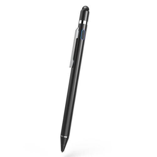 Hama Pro Tablet Stylus, 1.5mm Ultra-Fine Tip, High Precision, Rubber Tip, 18 Hours Battery