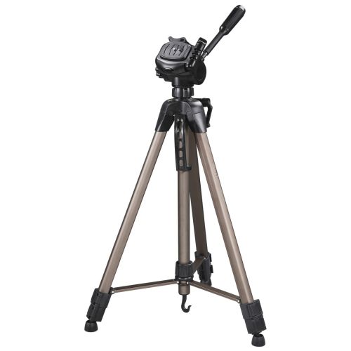 Hama (Star 63) Camera Tripod, 3D Tilt Head, 166cm Max Height, 6.4mm Thread, Quick-Release Plate, Spirit Level, Bag