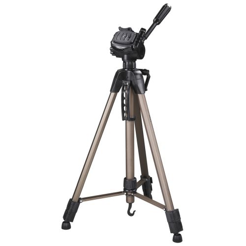 Hama (Star 62) Camera Tripod, 3D Tilt Head, 160cm Max Height, 6.4mm Thread, Quick-Release Plate, Spirit Level, Bag