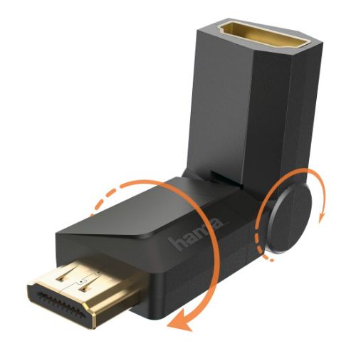 Hama High-Speed HDMI Rotatable Adapter – Male to Female